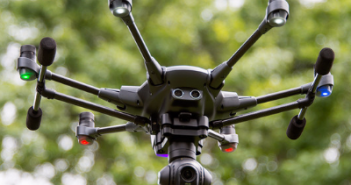 Drones and Real Estate drone closeup