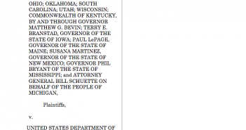 21 States Sue Federal Gov’t to Block DOL Overtime Rule overtime-court-case